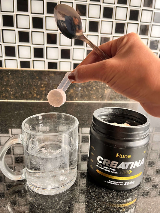 Creatina Elune Monohidratada 100% Pura 300g