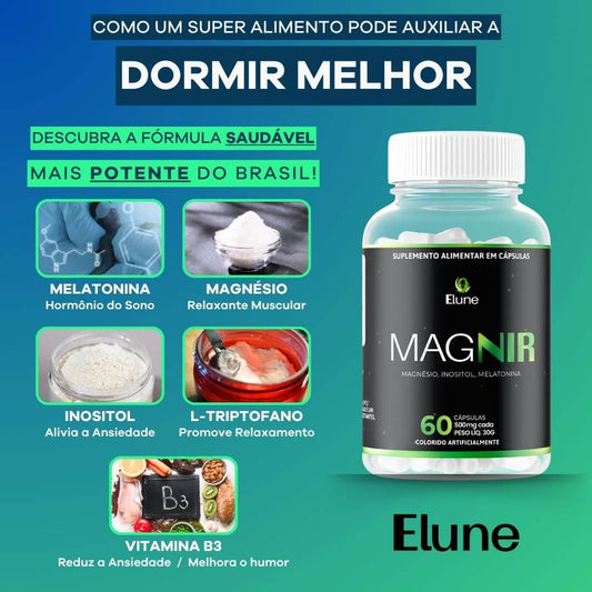 MaGnir Magnesio Inositol Elune - Pote 60 capsulas