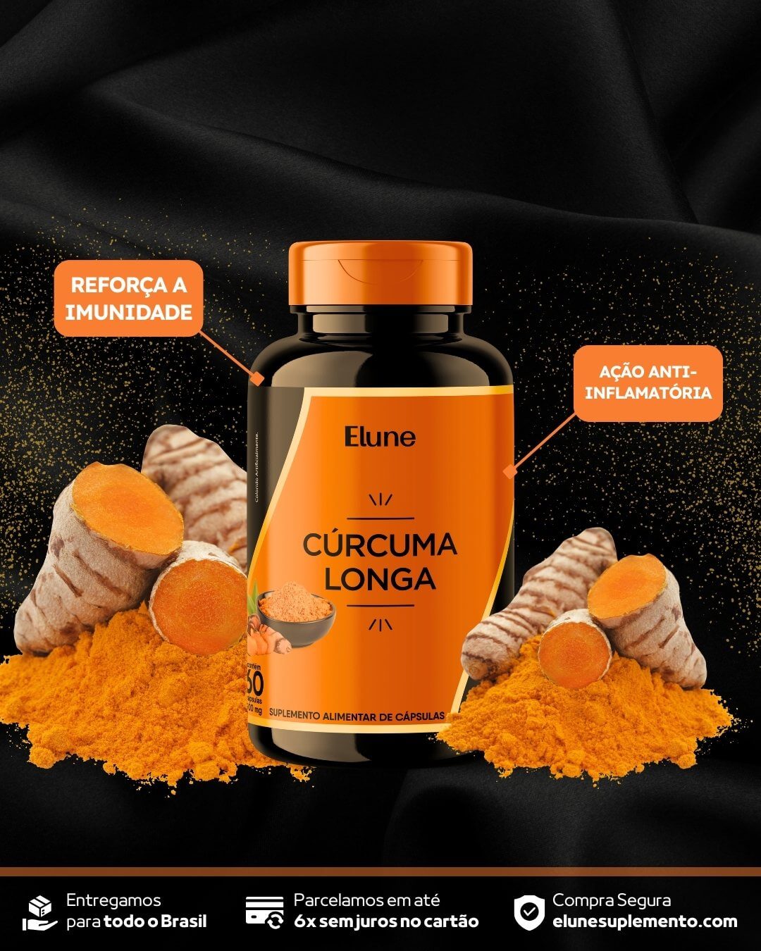 Curcuma Longa Elune pote 60capsulas