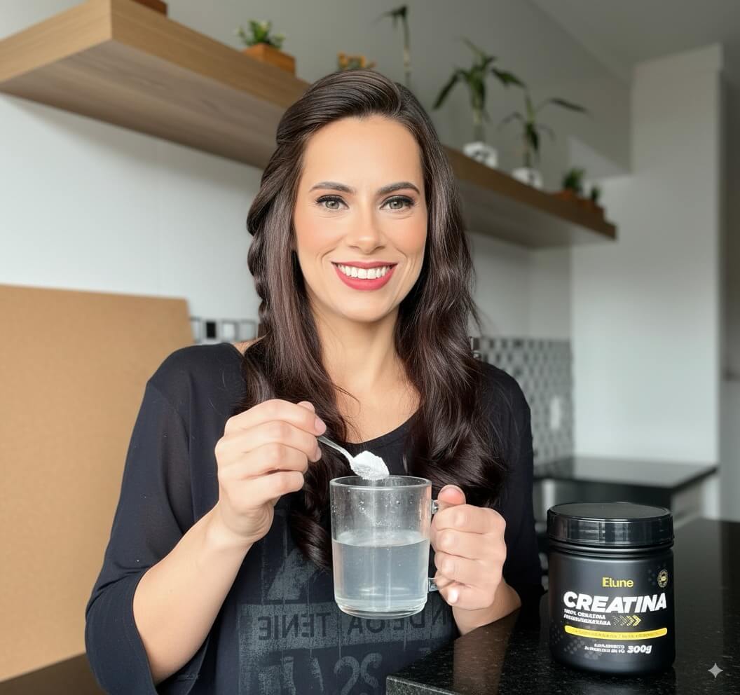Creatina Elune Monohidratada 100% Pura 300g