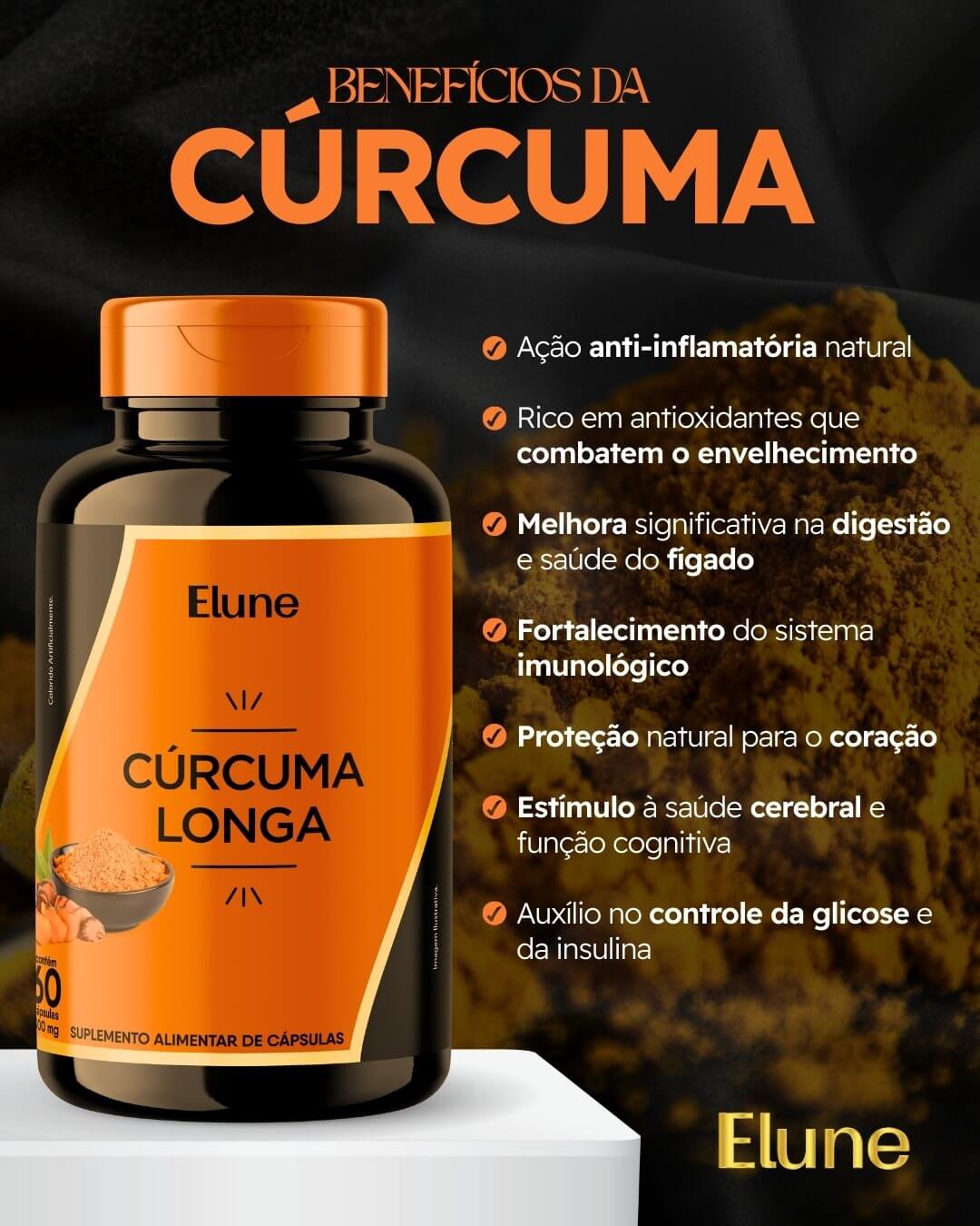 Curcuma Longa Elune pote 60capsulas