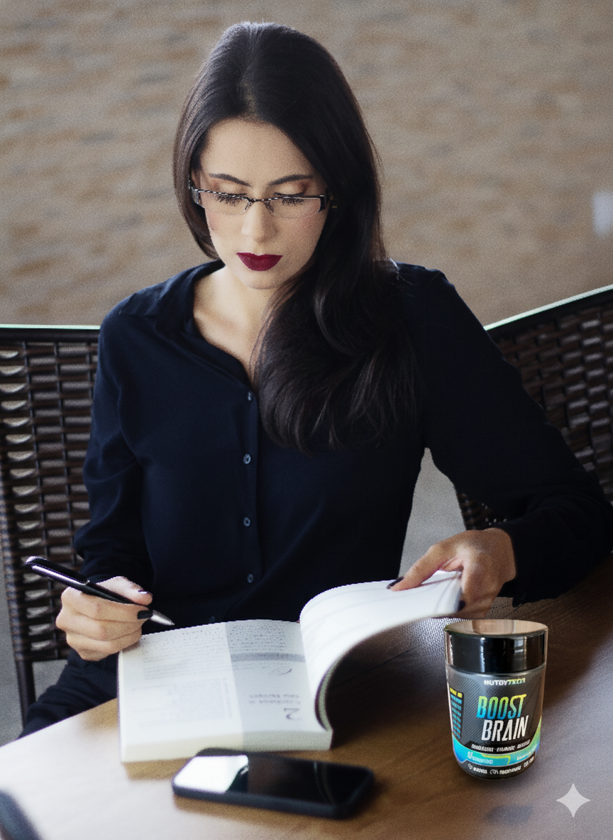 Boost Brain Nutrye: Foco, Memória e Performance Mental Nootrópico
