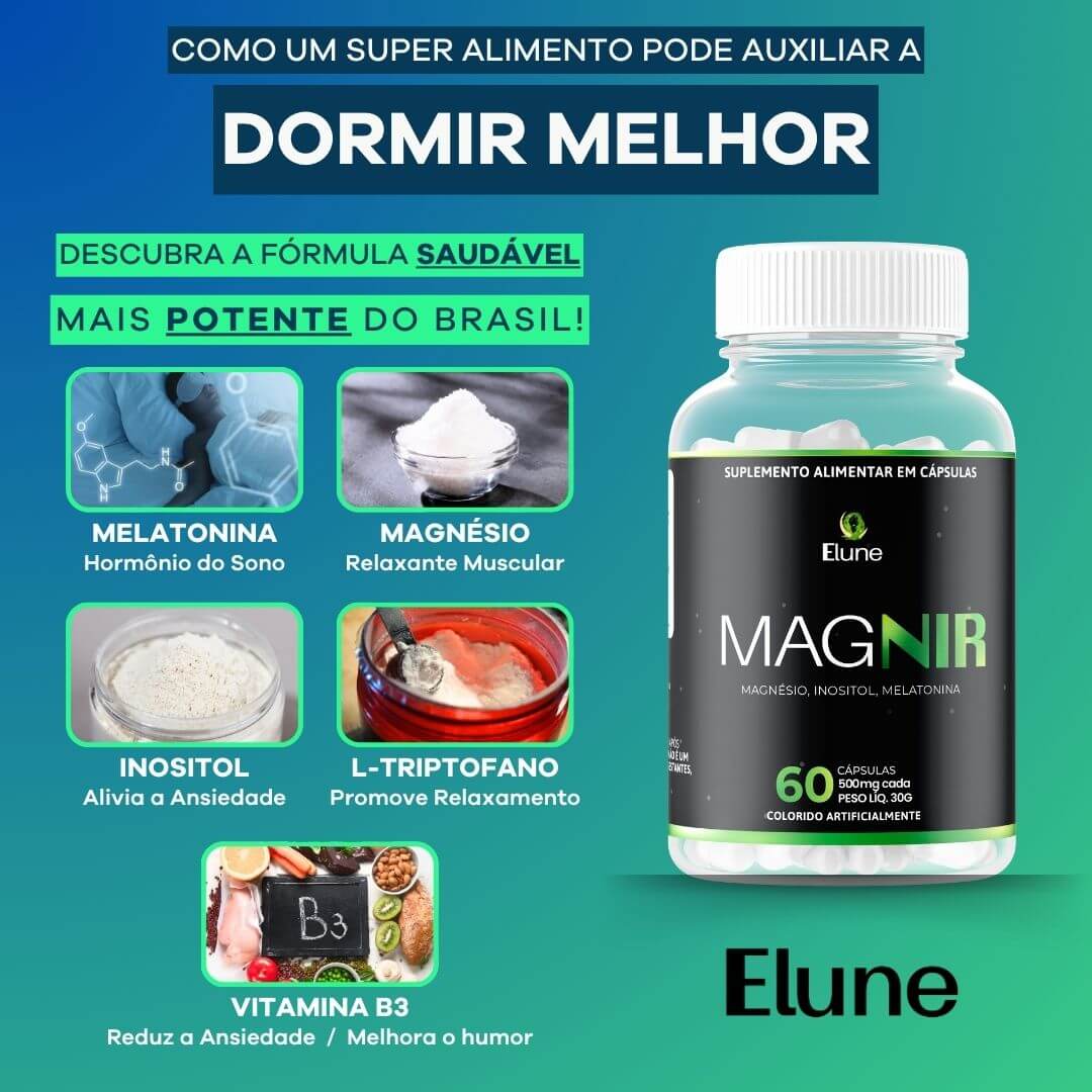 MaGnir Magnesio Inositol Elune - Pote 60 capsulas