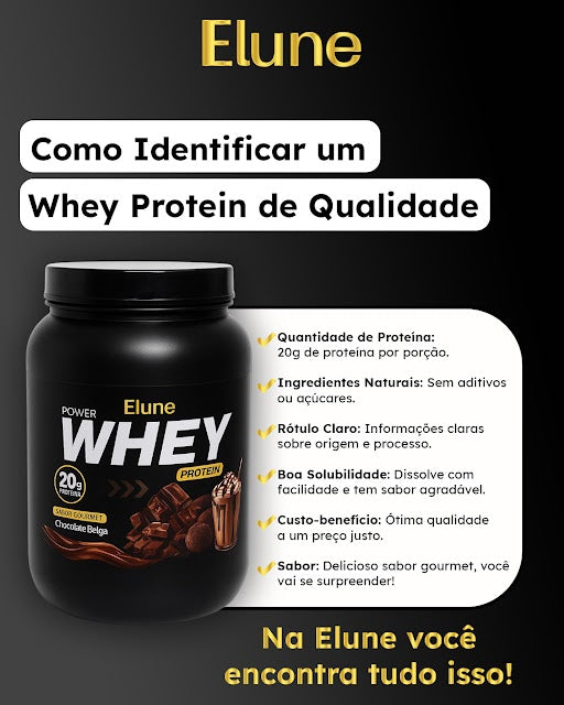 Combo Whey Protein chocolate + Creatina Elune