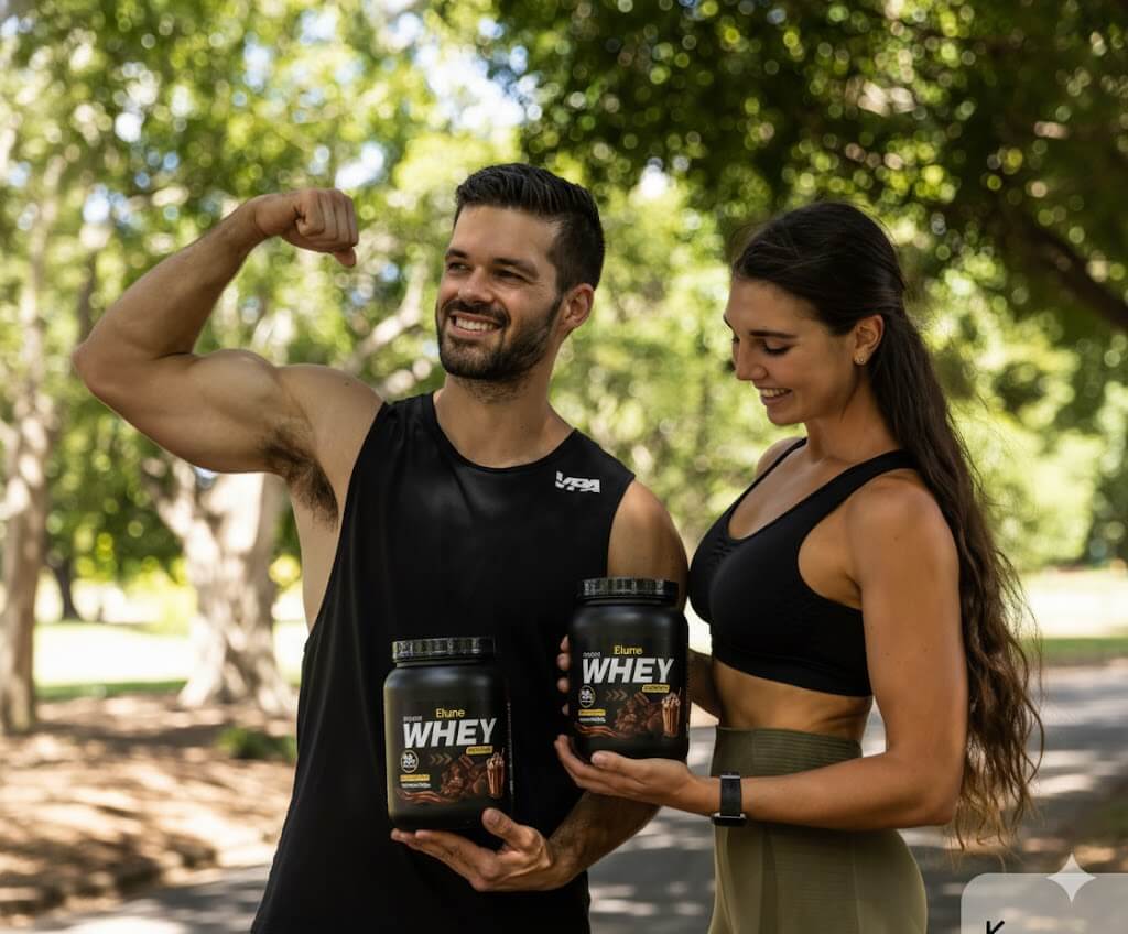 Suplemento Whey Protein Elune Gourmet Chocolate Belga